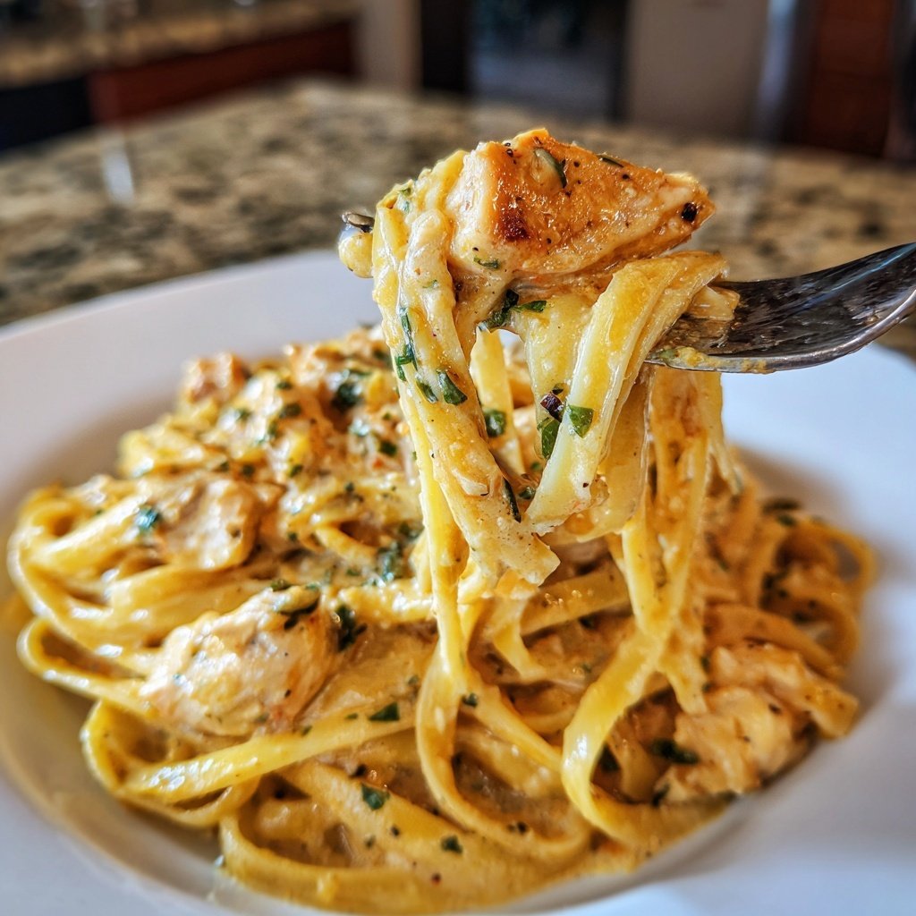Easy Cowboy Butter Chicken Linguine for Busy Evenings