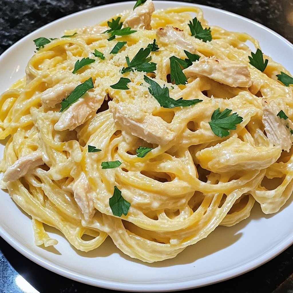 Easy Parmesan Chicken Pasta