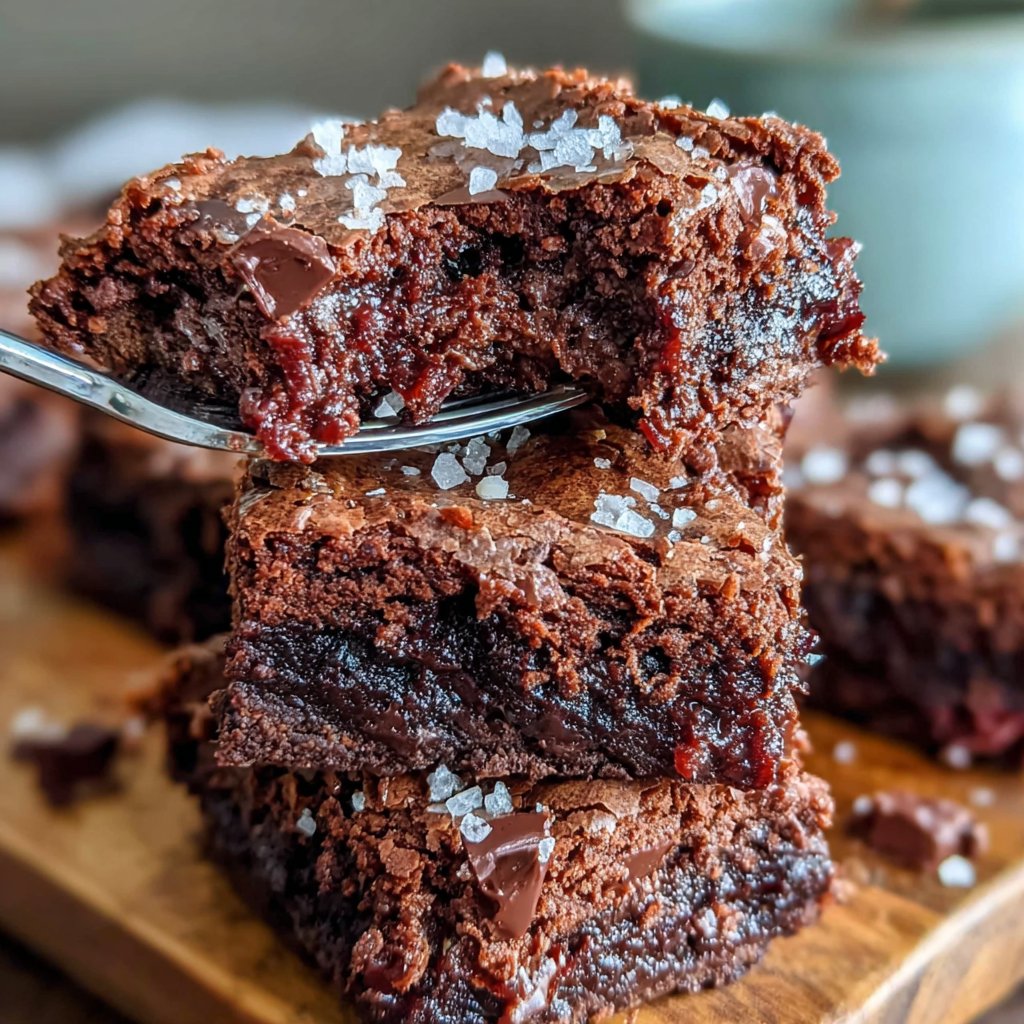 Fudgy Brownies Using Sourdough Discard