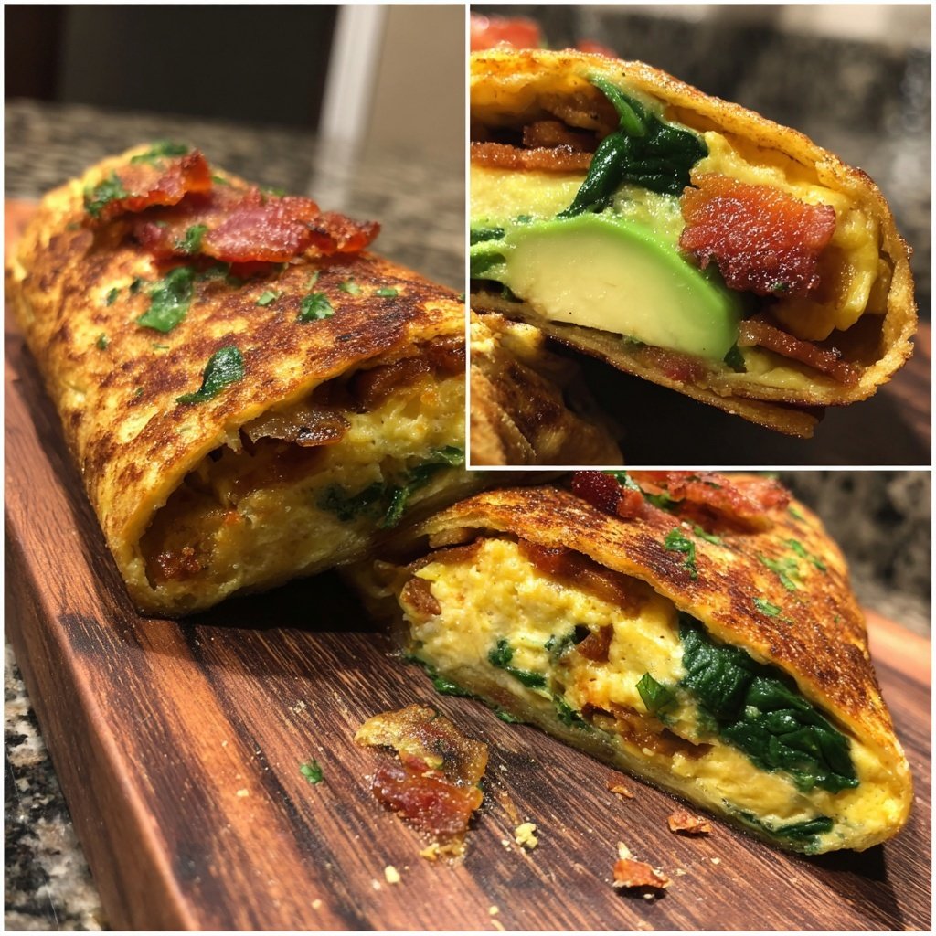 Keto Breakfast Egg Wraps