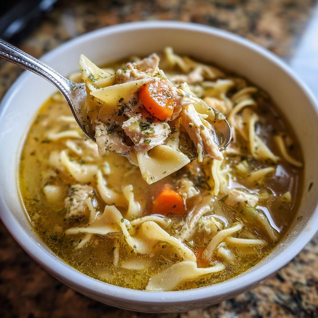 Spring Chicken Noodle Soup