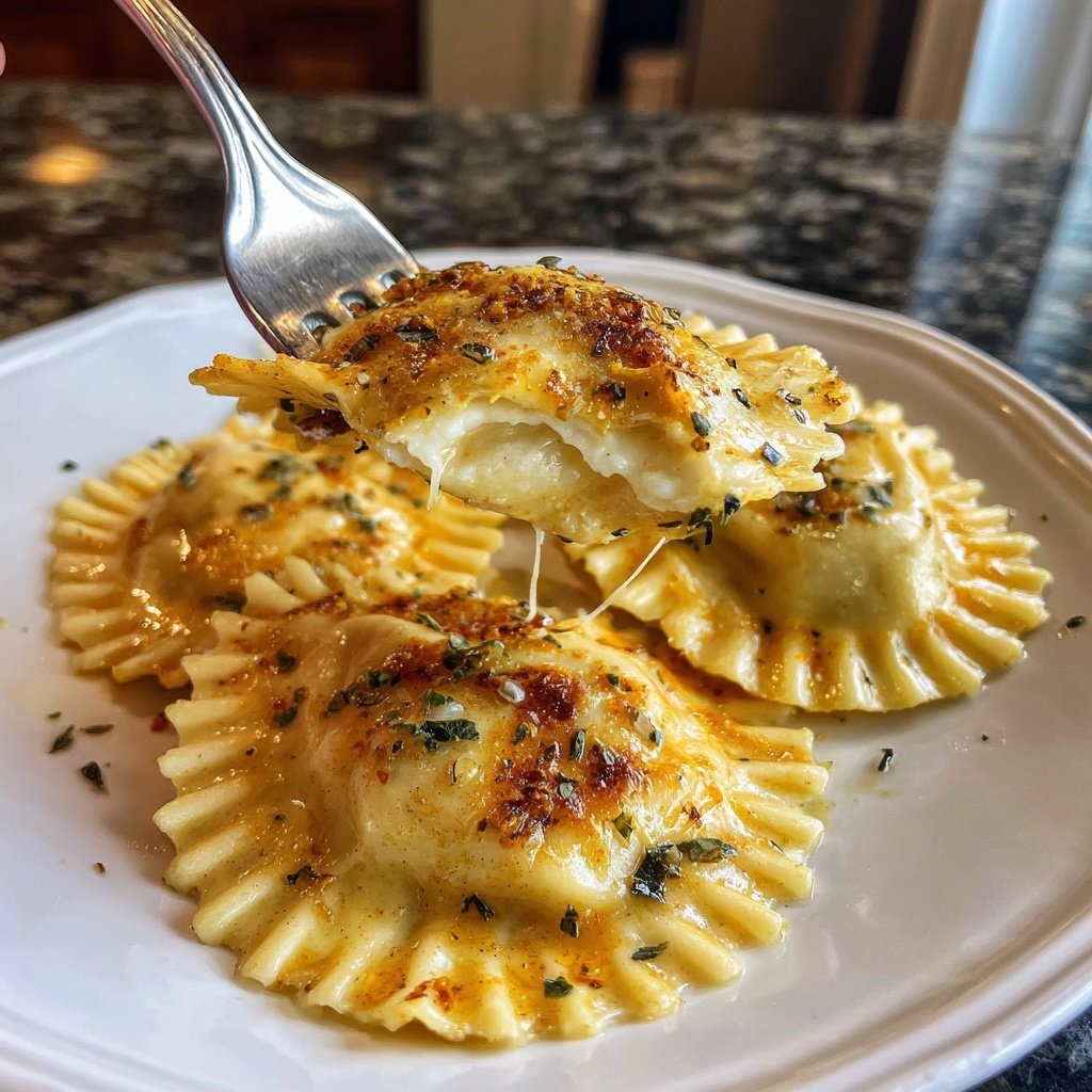 Brown Butter Ravioli with Butternut Squash