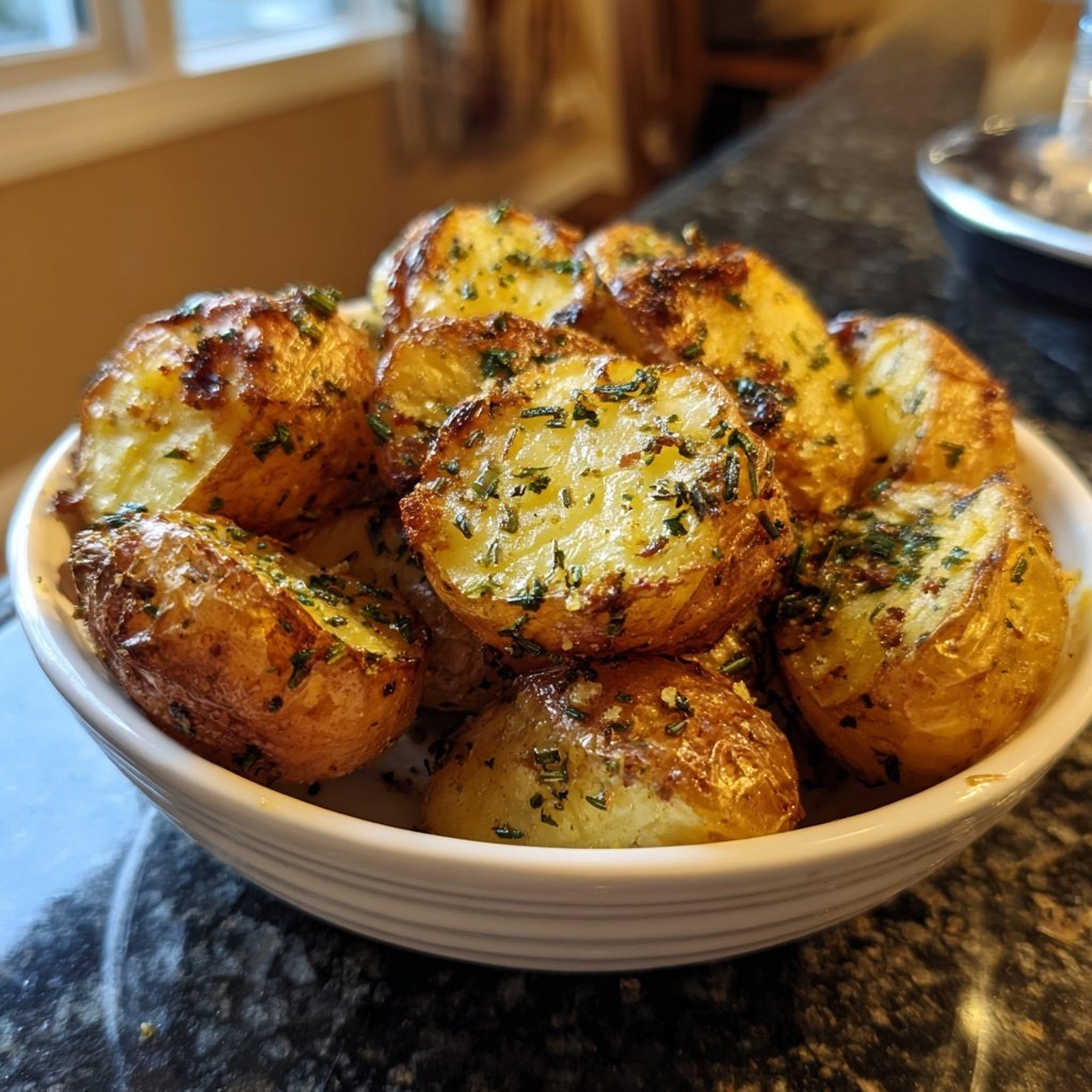 Garlic Herb Roasted Potatoes