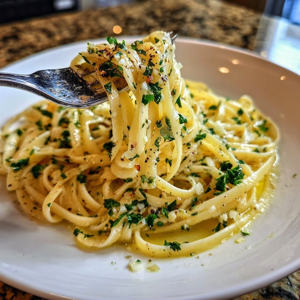 Quick & Easy 15-Minute Garlic Pasta