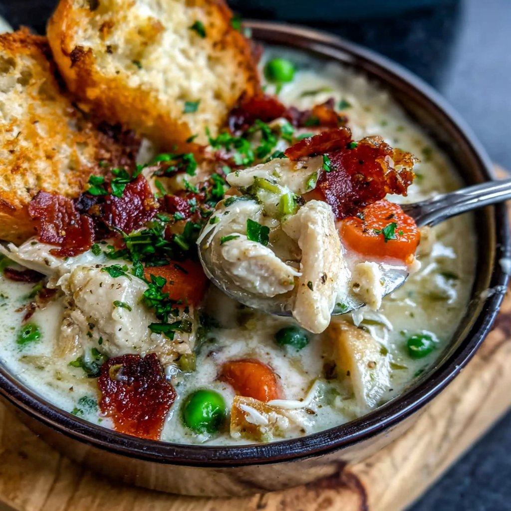 Creamy Chicken And Vegetable Soup