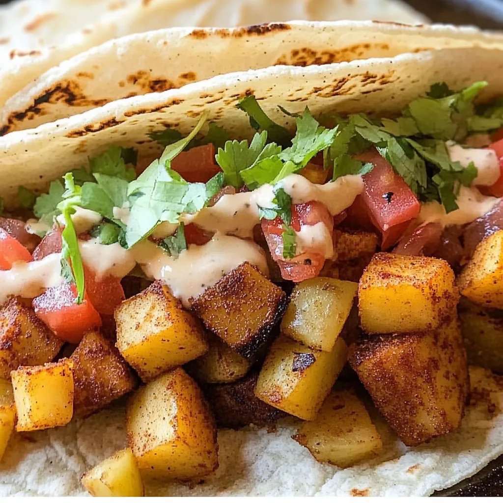 Vegan Potato Soft Tacos