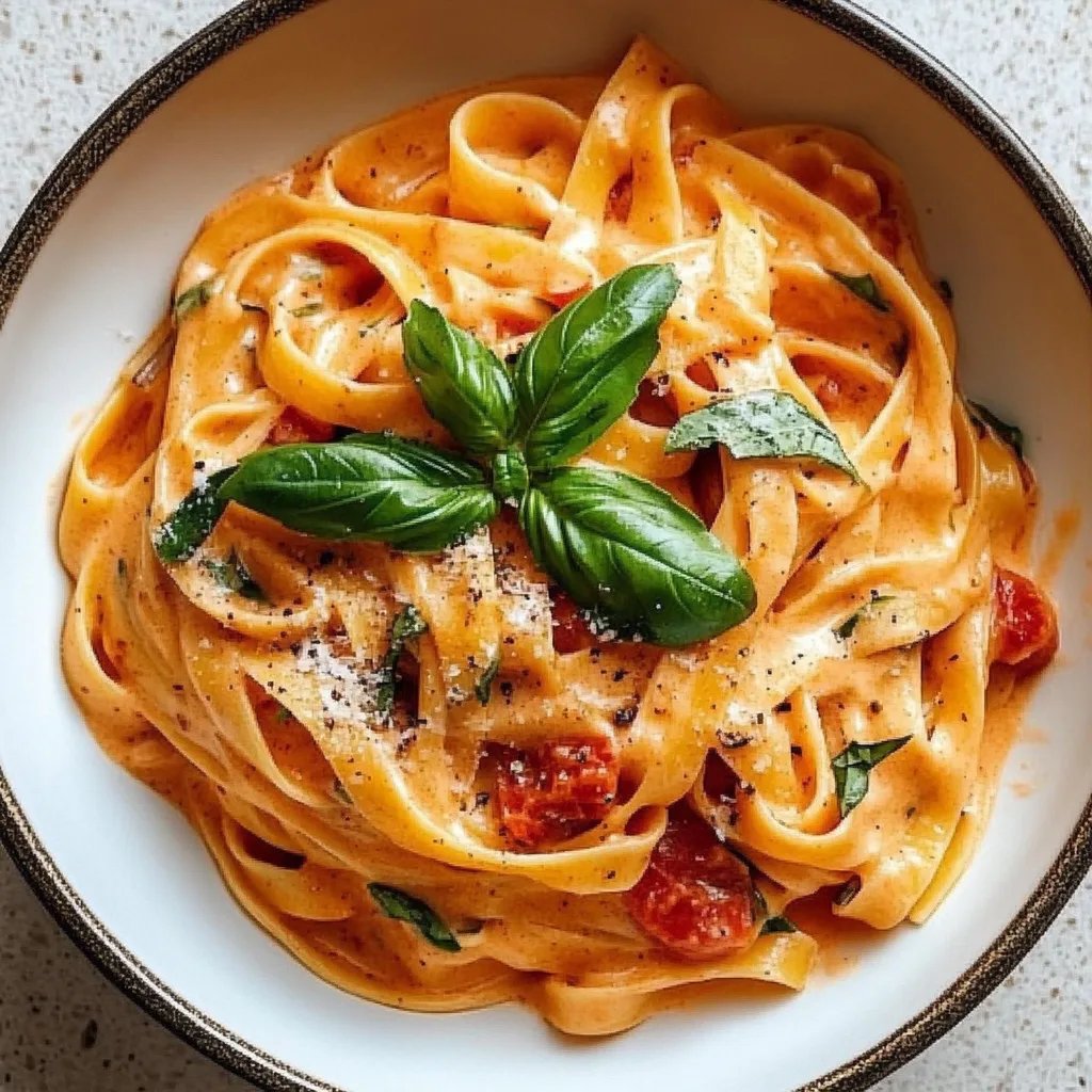 One Pot Creamy Tomato Pasta