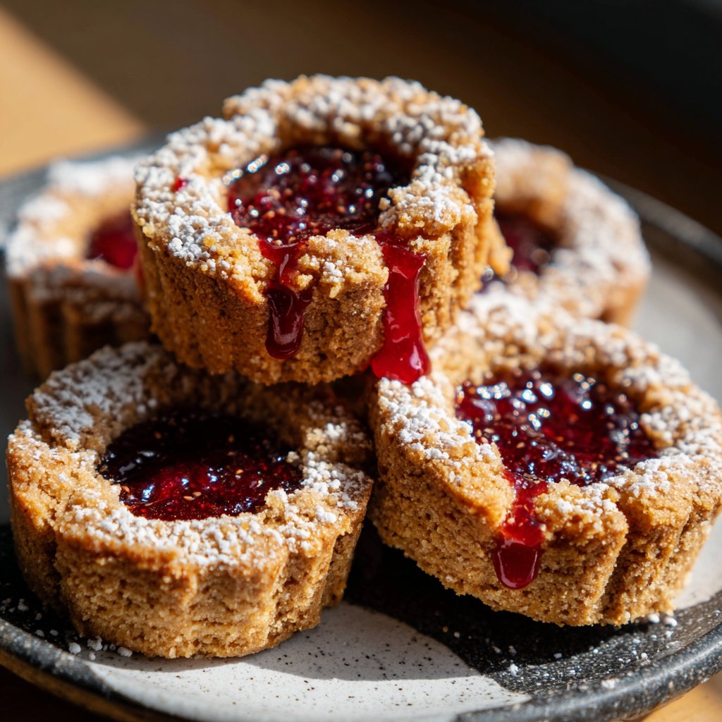 Raspberry Linzer Tarts