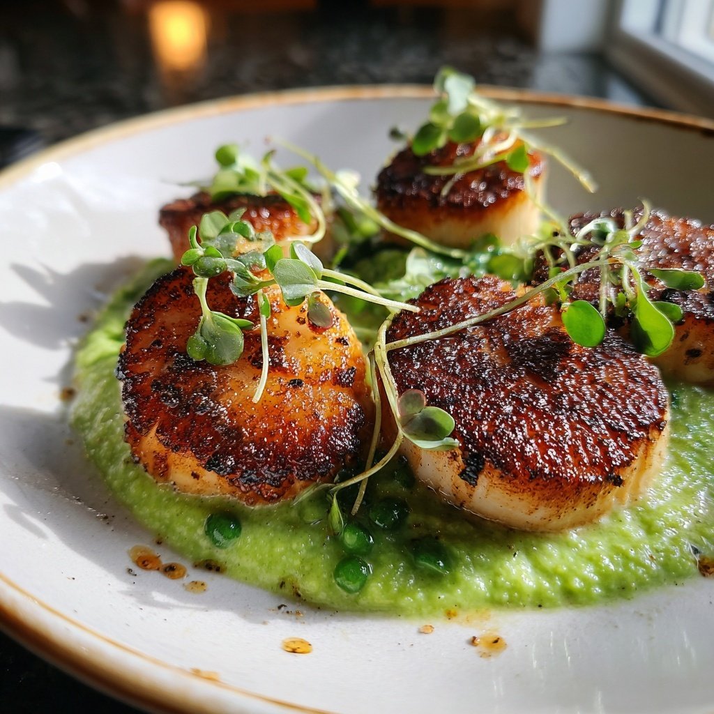 Restaurant Style Seared Scallops