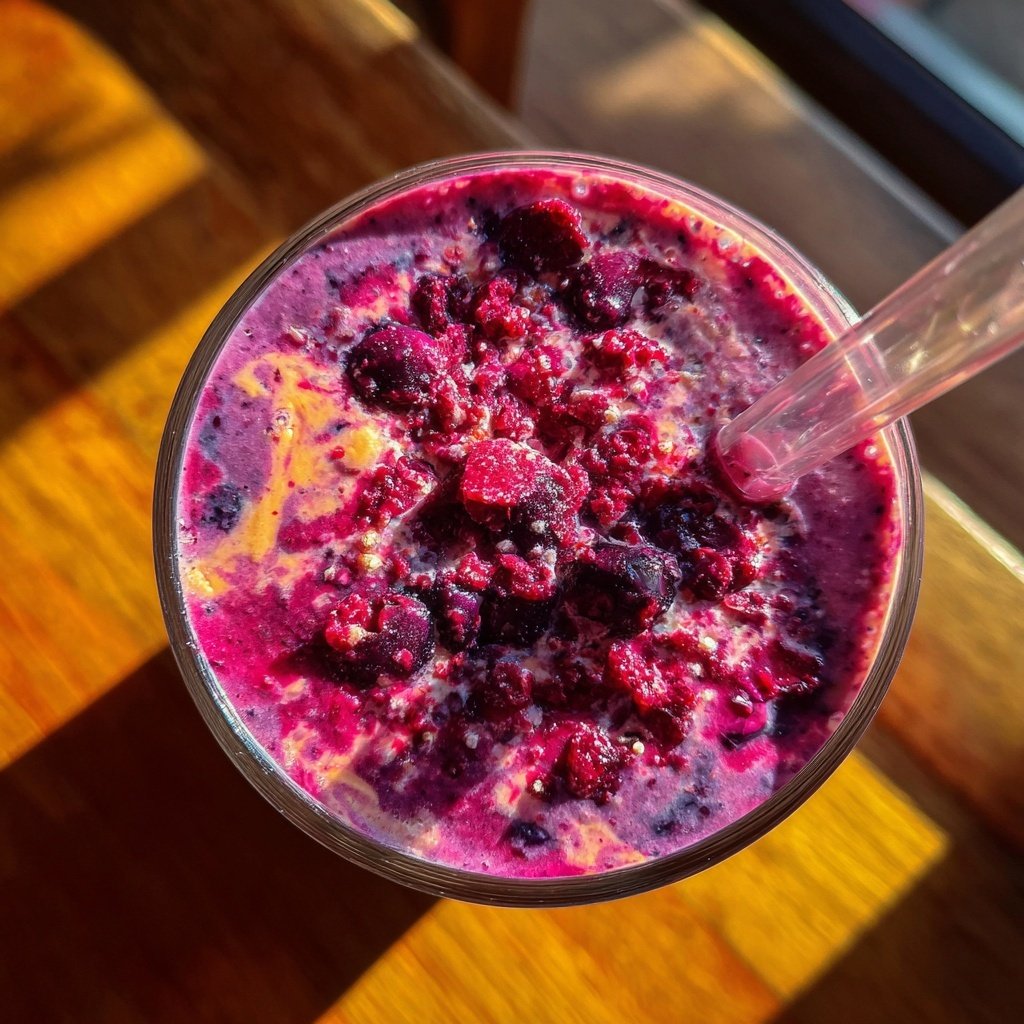 Easy Smoothie With Frozen Berries